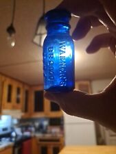 Antique Cobalt Warners Bromo Soda 2.5 In Bottle picture