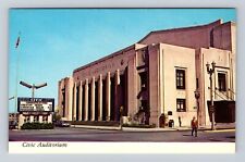 Grand Rapids MI-Michigan, Civic Auditorium, Antique, Vintage Souvenir Postcard picture
