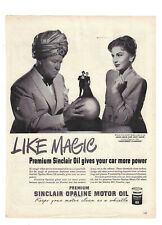 Opaline Print Ad Motor Oil Advertising Vintage 1940s Joan Leslie Jack Oakie picture