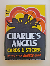 1977 Topps Charlies Angels Sealed Wax Pack - TV Show Trading Cards - Small Tear picture