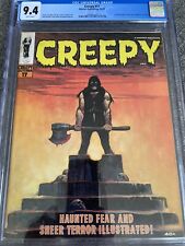 Creepy 17🔥CGC 9.4🔥WHITE PGS🔥FRAZETTA🔥only 8 Higher🔥Inspired Death Dealer🔥 picture