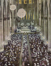 C1910 Manhattan NYC NY Nouveau St. Patrick Cathedral Interior Antique Postcard picture