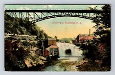 Rochester NY-New York, Lower Falls, Vintage Postcard picture