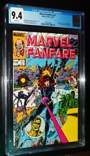 MARVEL FANFARE CGC #11 1983 Marvel Comics CGC 9.4 NM White Pages 0626 picture