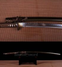 Shihozume Clay Tempered Katana Japanese Samurai Sword Leopard Saya Sharp picture
