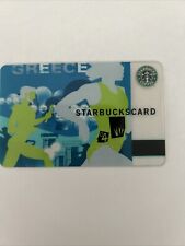 Starbucks Card Greece USA Summer Olympics - 2004- OLD LOGO - pre-owned. RARE picture