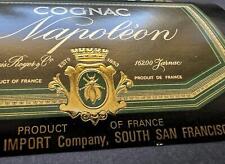 NAPOLEON COGNAC ROYER MONTROSE IMPORT SAN FRANCISCO CALIFORNIA OLD LABEL VINTAGE picture