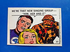 1967 Philadelphia Gum Marvel Super Heroes Stickers #51 The Fantastic Four picture