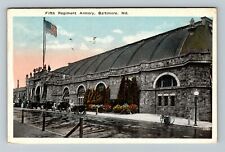 Baltimore MD-Maryland, Fifth Regiment Armory, c1916 Vintage Souvenir Postcard picture