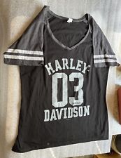 Women’s XL Harley Davidson V Neck T-Shirt picture