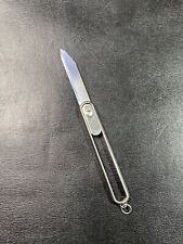 Vintage 1950 Christy Slide/Sliding Blade Keychain Pocket Knife Fremont Ohio USA picture