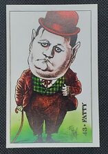 Fatty Roscoe Arbuckle Italian Trading Card 1971 Once Upon a Time Hollywood picture