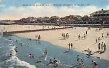 GA~GEORGIA~SAVANNAH BEACH~BEACH SCENE SHOWING NEW BOARDWALK~C.1942 picture