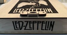 Hand Made Custom Led Zeppelin Themed Wooden Keepsake Laser Etched Box picture