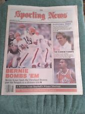 December 22, 1986 The Sporting News Browns Bernie Kosar/Raymond Berry/Ron Harper picture