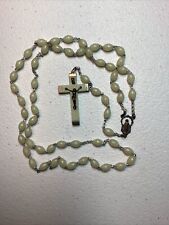 Vintage Italian Glow In The Dark Rosary Beads picture