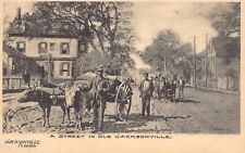 FL 1900’s Florida Black Americana Ox Drawn Wagons & Laborers Jacksonville, Fla picture