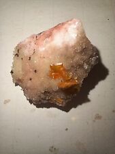 Brilliant Wulfenite Thumbnail specimen from Rowley Mine, AZ picture