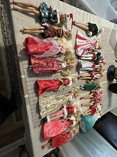 collection of barbie dolls picture