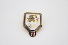 7 Eleven 1984 Los Angeles Summer Olympic Games Lapel Pin Stars Rings 711 Vintage picture