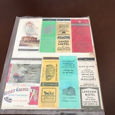 17 Vintage Matchbooks...Various Cities in USA picture