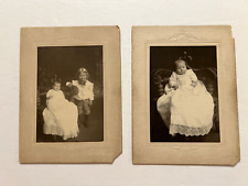 Cabinet Photo Lot of 2 Charles Christian Rompel Louisville Kentucky, Children picture