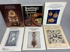 Lot of 6 Clock and Watchmaker Books NAWCC Bulletins picture