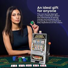 Slot Machine– Las Vegas Slot Machine with Casino Sounds, Flashing Lights Bank picture