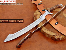 Custom & Handmade 5160 High Carbon Steel Blade EGYPTIAN KHOPESH Sword-26-inches. picture