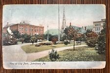 1906 View Of City Park Johnstown Pennsylvania Antique Postcard picture