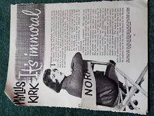Kvc50  Ephemera 1950s film article Phyllis kirk  picture