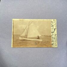 Postcard, RPPC, Sailboat 
