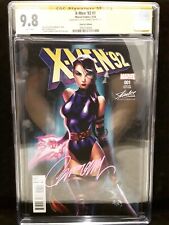 CGC 9.8 X-Men '92 #1 SS Signed J.Scott Cambell Variant Stan Lee Edition Psylocke picture