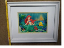 Disney The Little Mermaid Ariel Dreams Under the Sea Framed Giclee Art 16x13 picture