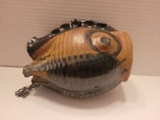 Art Pottery Hanging Fish Birdhouse/Feeder Decoration picture