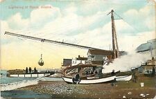 c1907 Printed Postcard; Lightering (Cargo Transfer) at Nome AK, Unposted picture