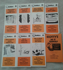 Lot of 8 Scotty's Hardware Store How-To Brochures Florida Retail 1970s picture