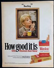 Winston Cigarettes 1970 Print Ad 13