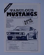 Fabulous Mustangs Magazine Vintage 1984 Ford Mustang GT 427 Original Print Ad picture