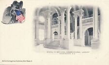WASHINGTON DC - Congressional Library Stairs To Rotunda Postcard -udb (pre 1908) picture