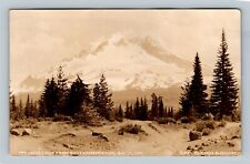RPPC Mt Hood OR, Loop From Government Camp, Oregon Real Photo Vintage Postcard picture