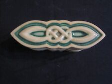 Eternally Irish Lover's Knot Ceramic Trinket Box, Enesco 2002 picture