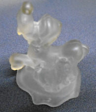 VINTAGE  1970'S  WALT DISNEY  FROSTED GLASS  'GOOFY'  FIGURE picture