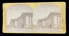 U.S. TREASURY BUILDING STEREOVIEW by RODGERS  1880s  WASHINGTON D.C. picture