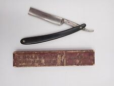 Vintage H. Boker & Co's Unrivaled Razor with Box Trade Mark Tree Made in Germany picture