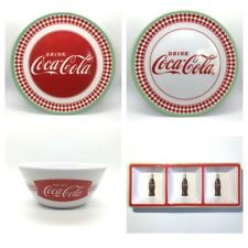 Coke Plate Bowl Serving Platter Genuine Coca-Cola Gibson Melamine 10.5