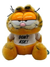 Garfield Dakin DON'T ASK Plush Soft Toy Jim Davis Vintage 1980's picture