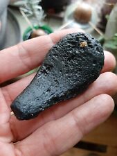 Tektite / Indochinite - Rare curved drop - 40,92g / 6,5cm - Nice collector picture