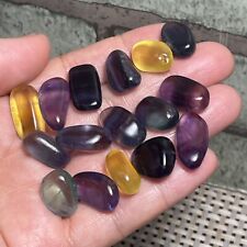 43g Top Natural Fluorite Crystal Rough stone specimens tumbled Gravel A89 picture