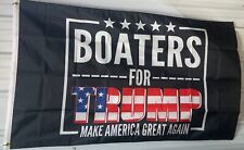Donald Trump Flag FREE USA SHIP Boaters For Trump America Republican USA 3x5 picture